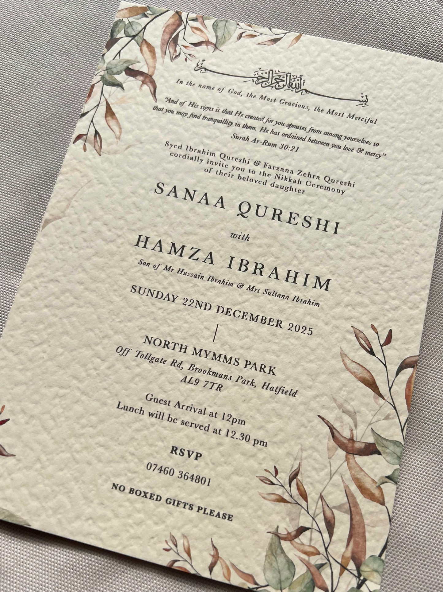 Islamic wedding card design, traditional Islamic wedding invitation cards, custom Muslim wedding invitations, elegant nikkah ceremony invites, luxury Islamic wedding invitation, Arabic wedding invitation cards, Urdu wedding invitation cards