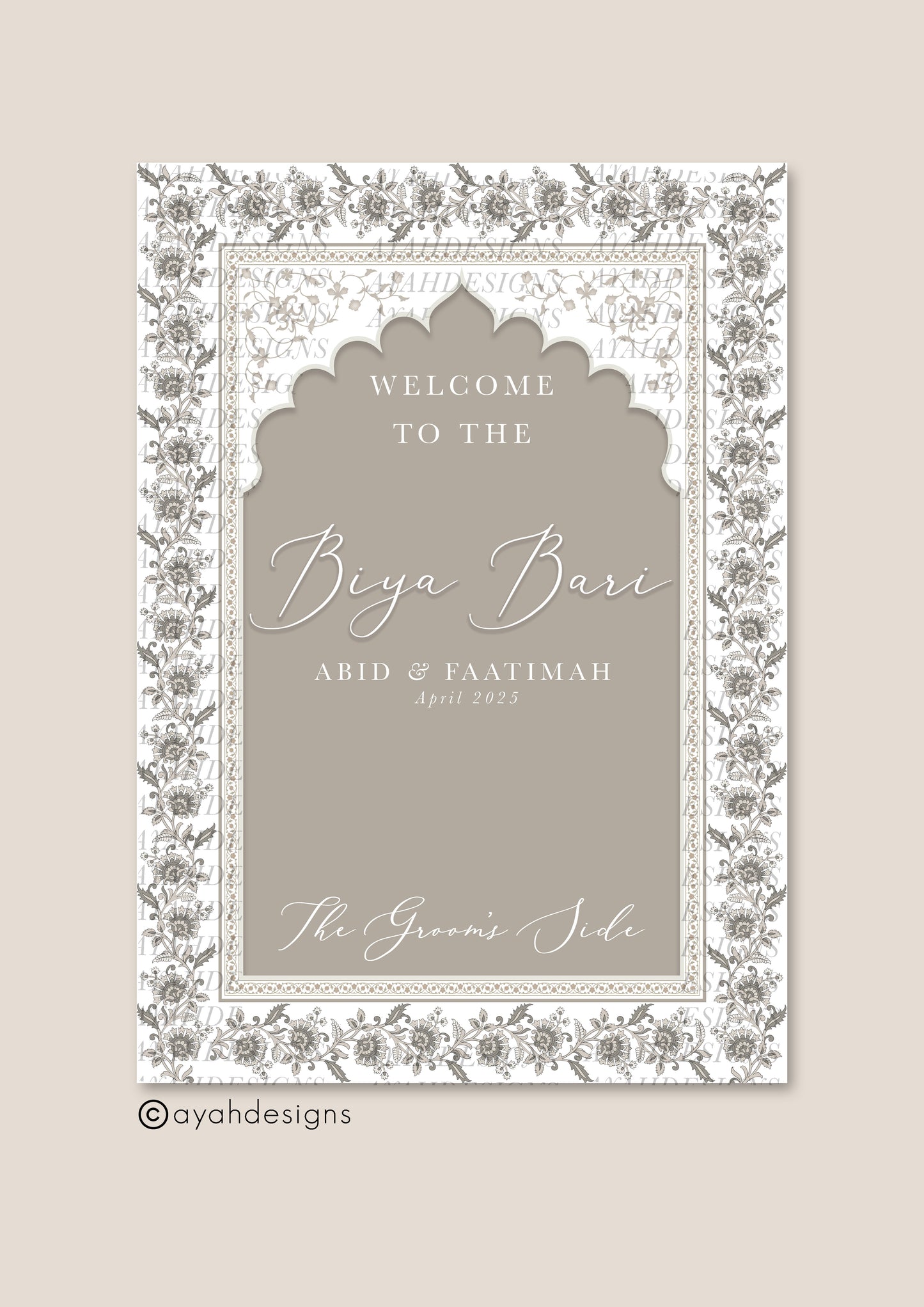 Minimalistic welcome sign, White and black, Neutral Welcome Sign, Quran verse,
Elegant Intricate Nikkah Sign, Islamic Wedding Welcome Sign, Mughal Arch, Engagement Pastel Green, Sage green welcome sign, Muslim Wedding, Nikkah Sign, Islamic Welcome Sign, Acrylic Sign, Modern Welcome Sign, Wedding Entry Sign