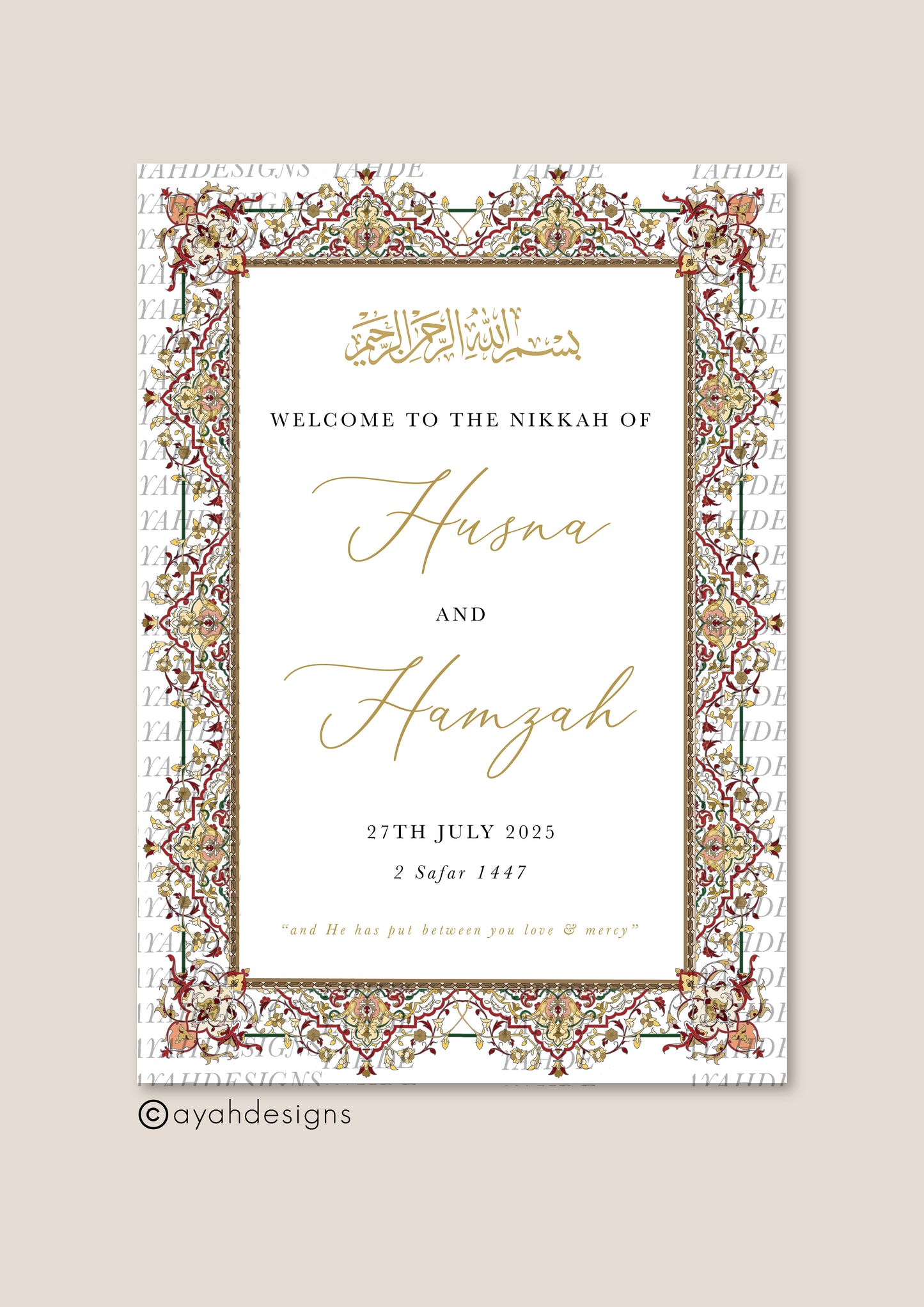 Wedding Welcome Sign, Personalized Arabic Calligraphy, Nikkah Sign, Engagement Sign, 3D Acrylic, Islamic Wedding Sign, Islamic Art, Nikkah Sign, Nikah Welcome Sign, Kateb Kitab Welcome Sign, Baat Pakki Welcome Sign, Engagement Welcome Sign, Islamic Nikkah, Wedding, Bismillah Welcome sign, Personalized Arabic Calligraphy