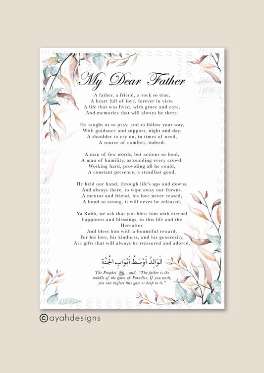 Father Dua - Foliage Design
