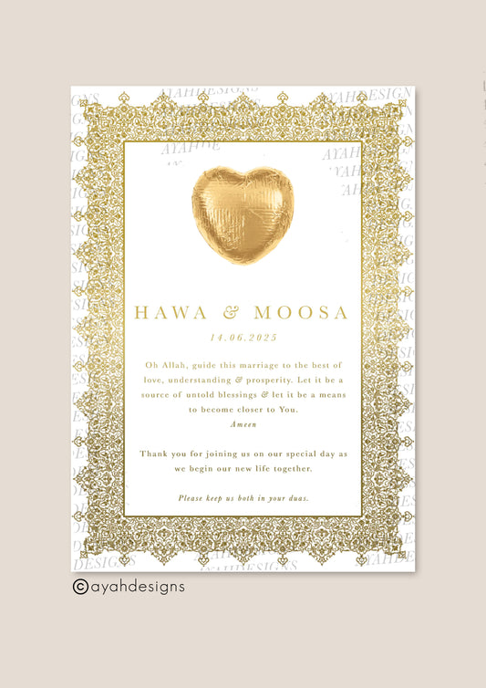 Wedding Favour - Hafsa