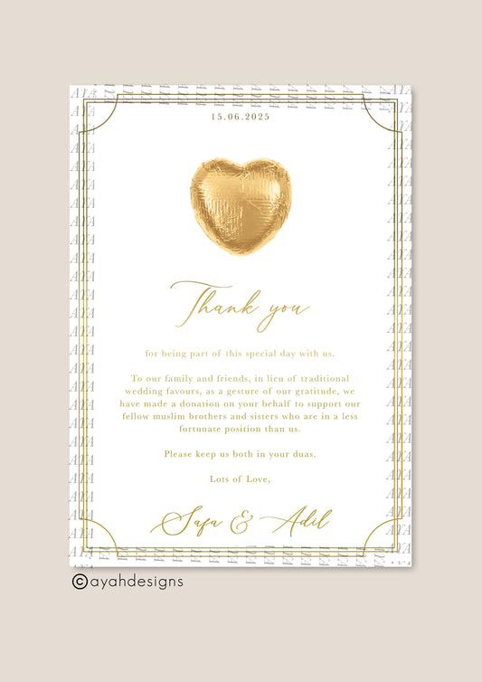 Wedding Favour - Dalia