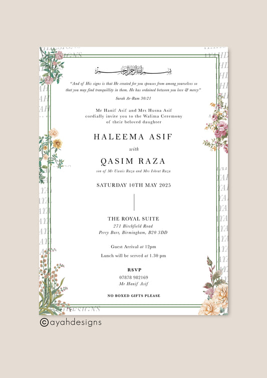 Wedding Invitation - Ayman