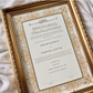 Personalised Luxury Nikkah Certificate - Afreen Red