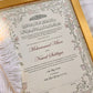Personalised Luxury Nikkah Certificate - Farah