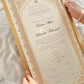 Personalised Luxury Large Nikkah Certificate - Mira (Gold)
