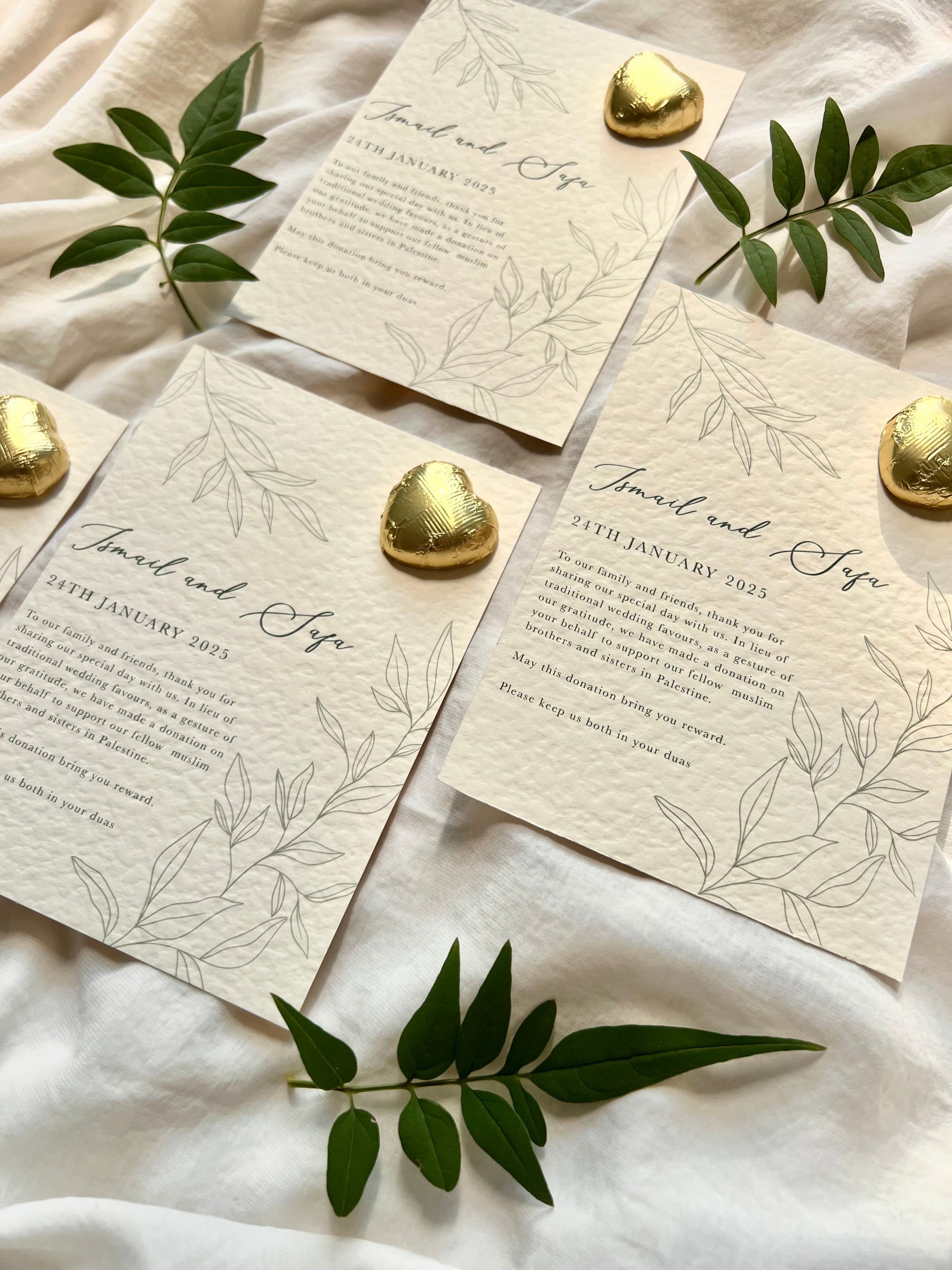 Wedding favor for Nikkah, Nikkah gift token, Nikkah keepsake, Islamic wedding favour, Nikkah celebration gift, Traditional Nikkah favor, Commemorative Nikkah gift, Nikkah blessing favor, Wedding favour for Muslim couple, Token of love for Nikkah, Islamic wedding favours , Muslim wedding favours , Gold Foiled Chocolate Hearts Token Favours on Premium Textured Card, 25x Personalised chocolate wedding Favours, Walima Favours, Mendhi Favours, Eid Favours, Umrah, Nikkah Favours