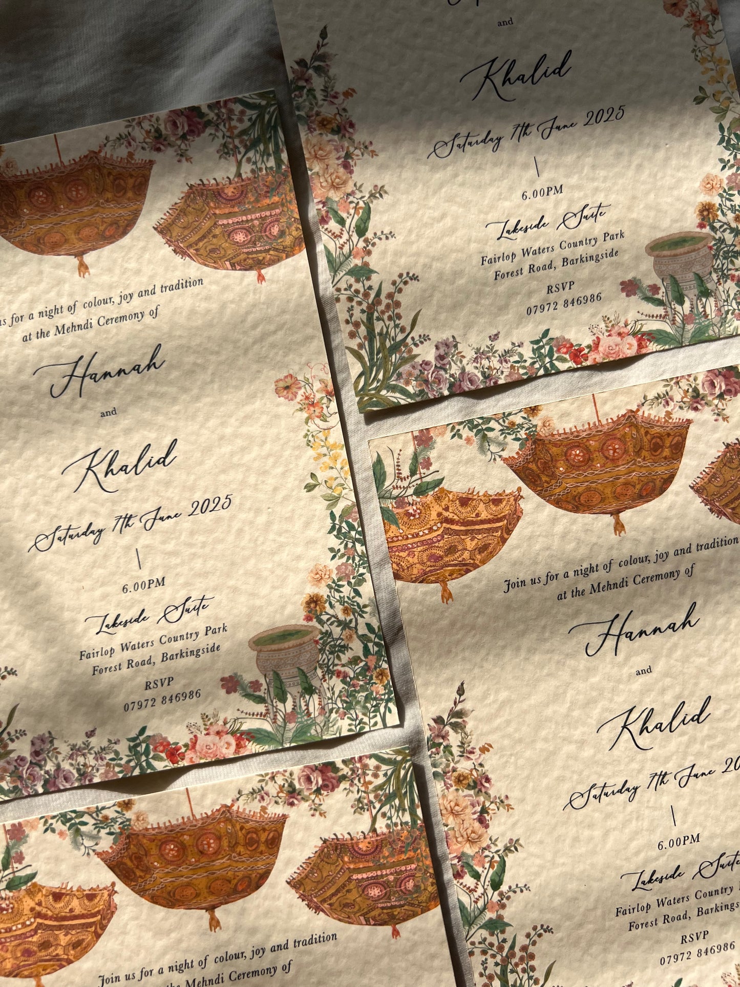 Mehndi Invitation - Ayman