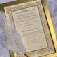 Personalised Luxury Nikkah Certificate - Sultan (Gold)