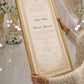 Personalised Luxury Large Nikkah Certificate - Mira (Gold)