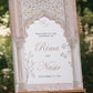 Walima Welcome Sign - Zoya
