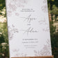 Walima Welcome Sign - Aisha