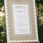 Nikkah Welcome Sign - Afreen (Gold)