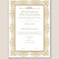 Personalised Luxury Nikkah Certificate - Sultan (Gold)