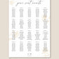 Seating Chart - Rana